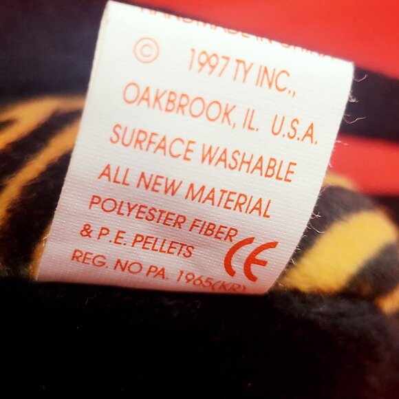 Ty Beanie Babies Spinner The Spider 1997 Plush Stuffed Animal - Picture 7 of 10